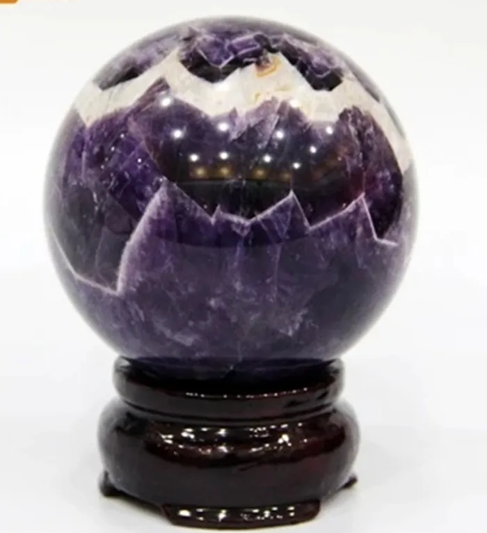 15-20 mm   US SELLER Sphere Amethyst Crystal Ball