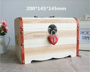 

Takagism game real life escape room game Audio effect props coin machine with vintage wooden drawer