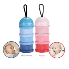 Комплект из 2 предметов, 3-Слои Портативный детский контейнер для сухого молока детский закуска конфеты контейнер для хранения еды коробка диспенсер для младенцев на открытом воздухе Применение