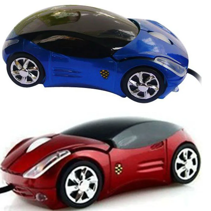 Модная Проводная компьютерная USB мышь в виде автомобиля 3D форма оптическая