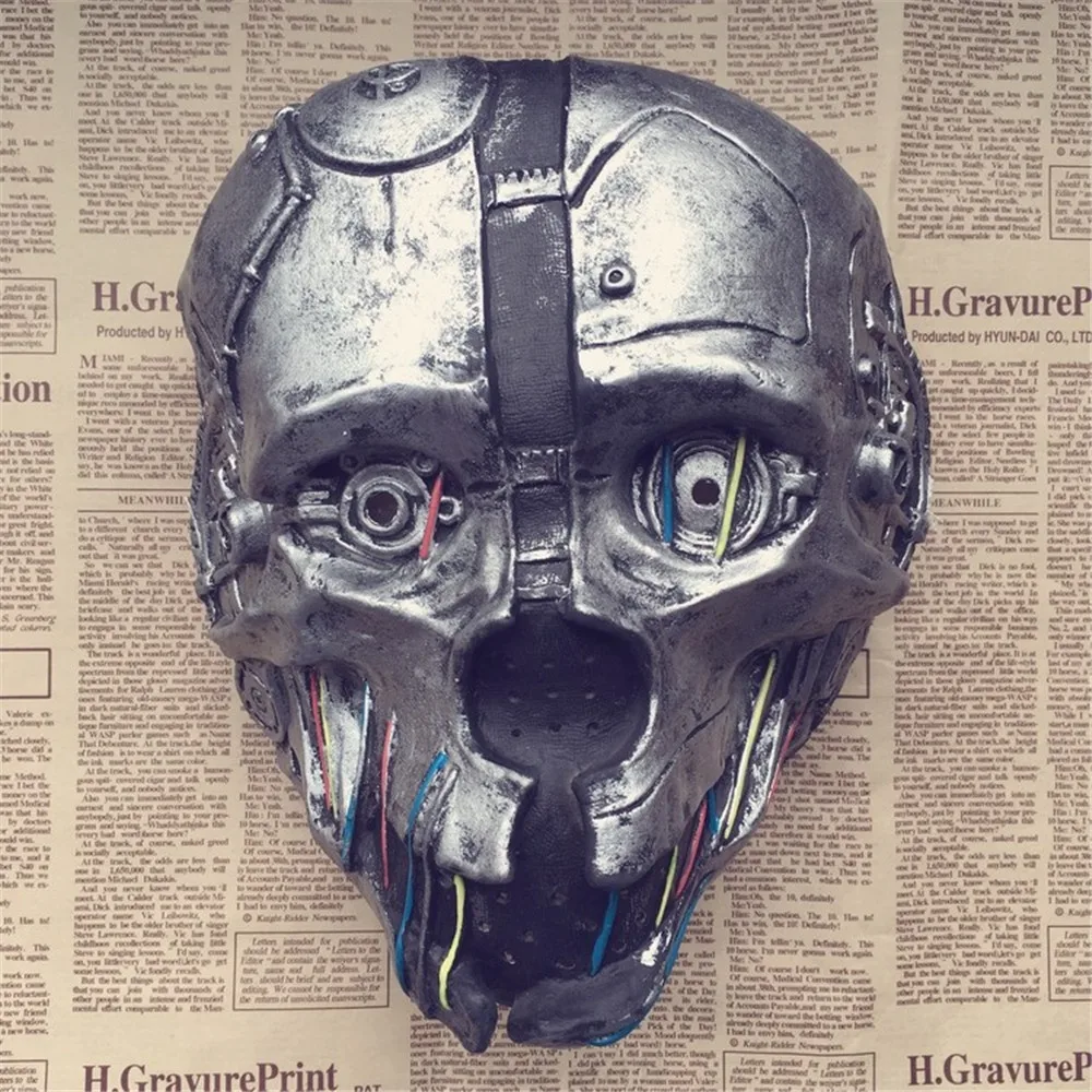 

Robot Warrior Mask Costume Cosplay Movie Adult Party Masquerade Rubber Latex Masks for Halloween Cool mask