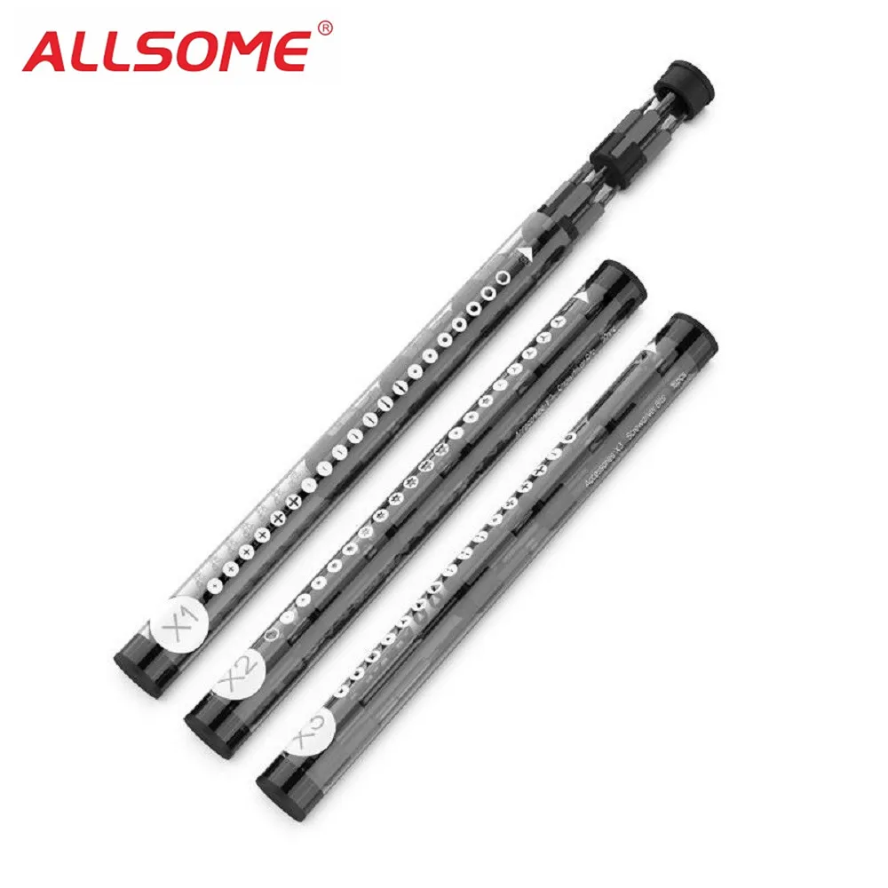 

ALLSOME Mijia Wowstick X1/X2/X3 Multi-purpose 4mm S2 Steel Screwdriver Screw Bits Set for Wowstick screwdrivers HT2069-2071