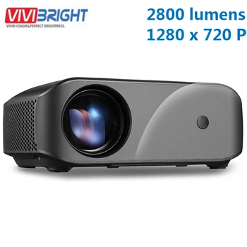 

VIVIBRIGHT F10 LCD Projector 1280 x 720P 2800 Lumens 300 inch Screen Max Home Entertainment Proyector 3D Video LED Proyector