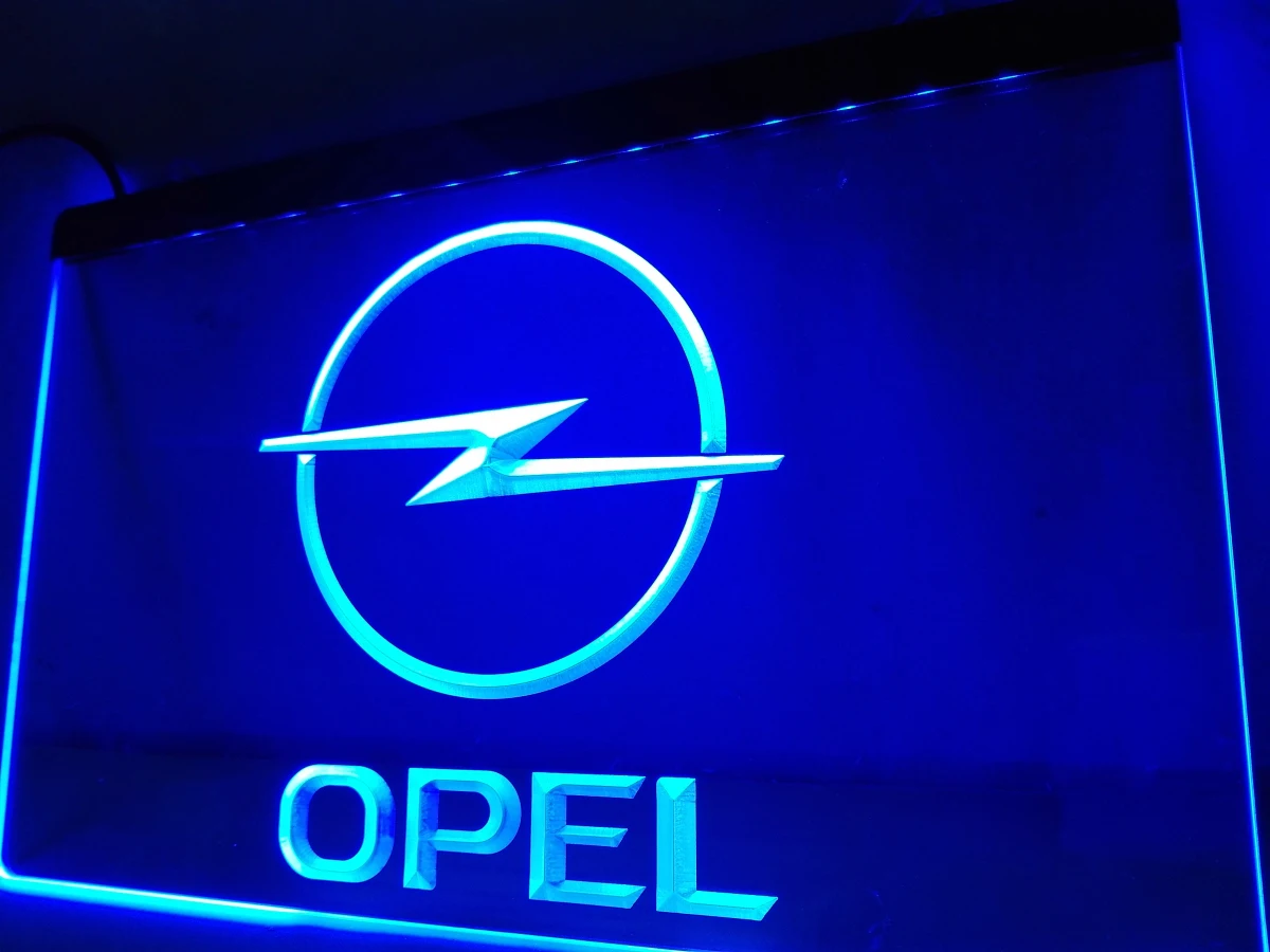 LG156 Opel светодиодный неоновый светильник подвесной знак для домашнего