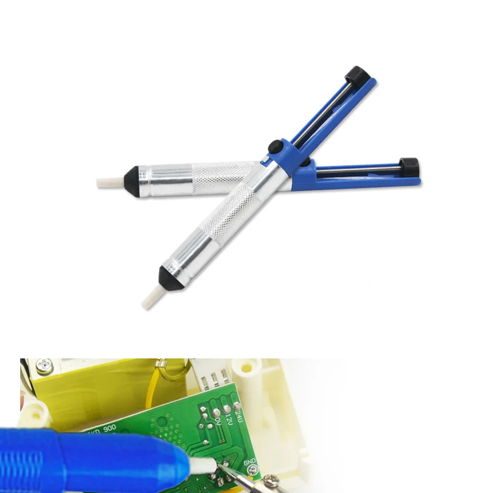 

1PC Professional Desoldering Pump Suction Tin Gun Soldering Sucker Pen Removal Vacuum Soldering Iron Desolder Welding Hand Toosl