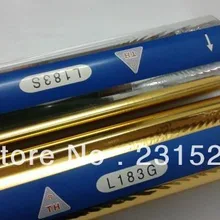 Кожа горячий фольга в рулонах серебро и золотой цвет, 2 рулона. 64 см х 120 м/рулон