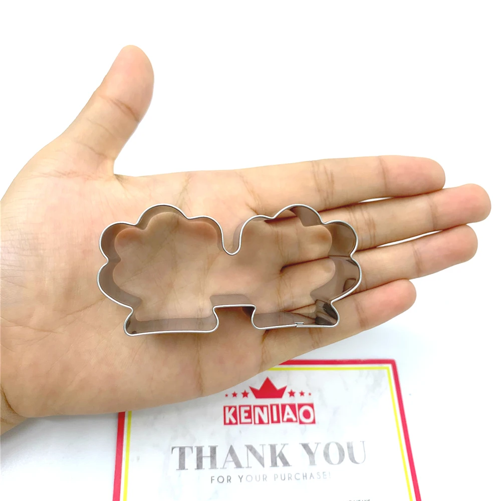 KENIAO Ocean Double Shell Cookie Cutter Для детей день рождения фрезы кондитерские изделия/хлеб 7 5x3