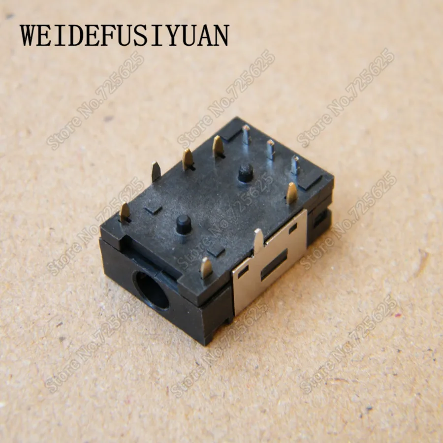 10pcs lot New Audio Headphone Microphone Jack Port Socket for Lenovo Dell Laptop Netbook