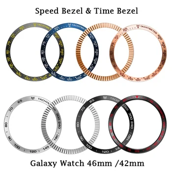 

14 Style Metal Smart Watch Cover For Samsung Galaxy Gear Watch 42mm 46mm GEAR S2 S3 Bezel Ring Adhesive Cover Anti Scratch