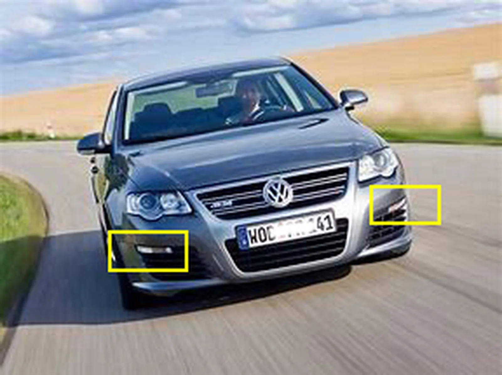 ANGRONG индикатор переднего бампера указатели поворота лампы L & R без для VW Passat 3C B6 05