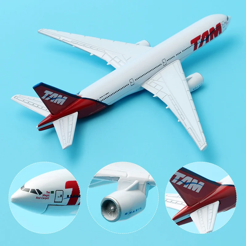 16 см бразильский Боинг 737 800 модель самолета там 777 авиационная гол Модель