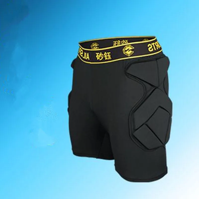 Новые мужские профессиональные футбольные Вратарские шорты, футбольные EVA губки, уплотненные спортивные шорты для тренировок, Короткие наколенники - Цвет: short