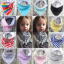 Новейшая Одежда для новорожденных, слюнявчик для маленьких мальчиков и девочек, полотенце, бандана-нагрудник, треугольный Детский платок, лидер продаж, 1 шт., 12 цветов