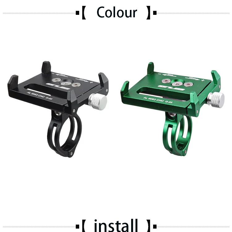 Полностью алюминиевый сплав, держатель для мобильного телефона, подставка для велосипеда, мотоцикла, металлический держатель для горной дороги, велосипеда для телефонов 3,5-6,2 дюймов