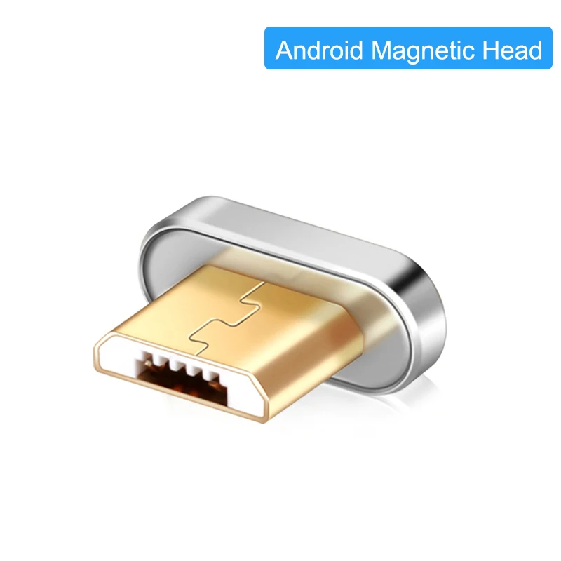 Elough E03 Магнитный зарядный micro usb кабель для Xiaomi micro usb Магнитный зарядный кабель для Android Microusb кабель для передачи данных - Цвет: only plug no cable