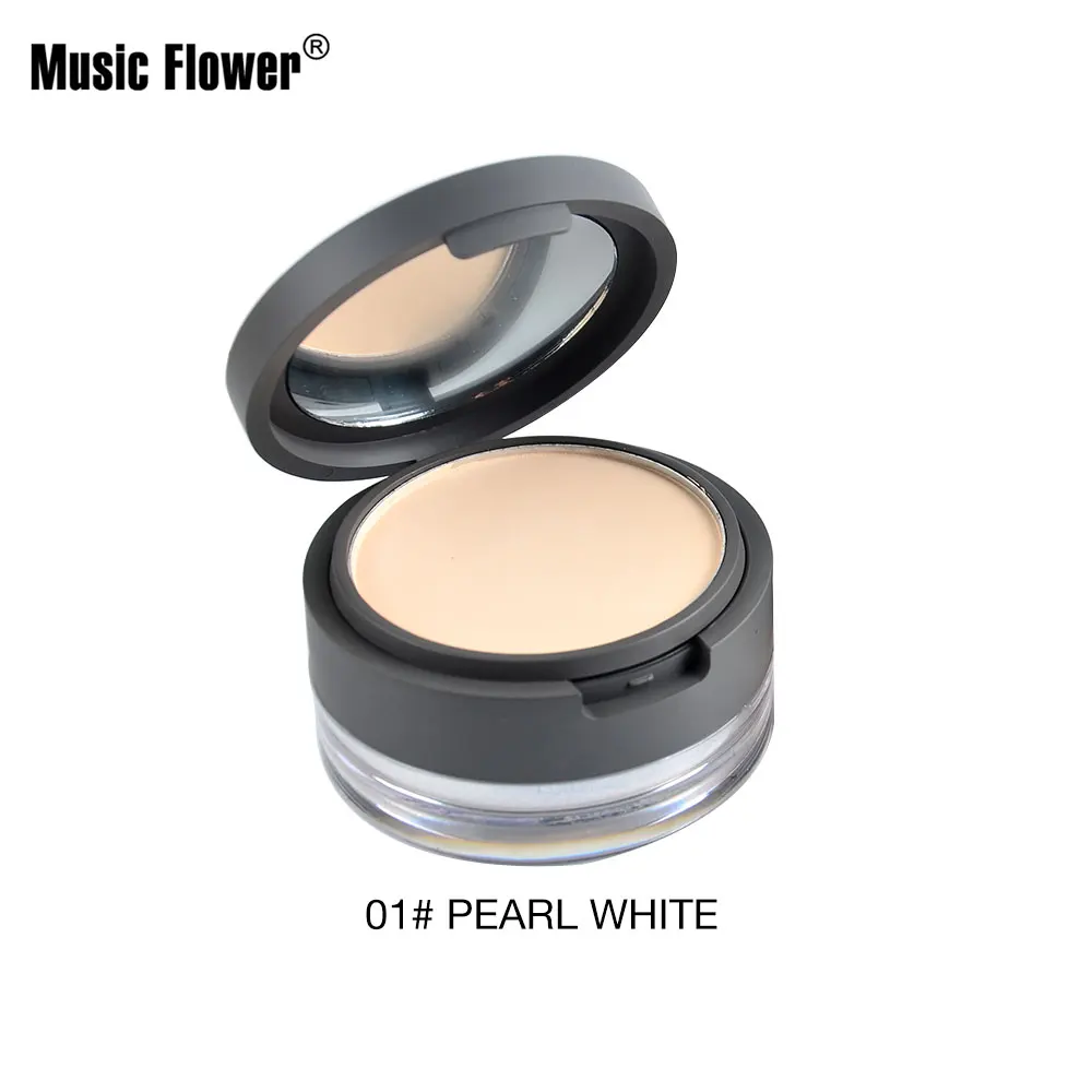 01 Music Flower брендовая основа для макияжа Наборы идеальный рассыпчатая пудра+ рассыпчатая пудра контроль выработки кожного жира с гладкой текстурой выполнена Косметика M5017 - Цвет: 01