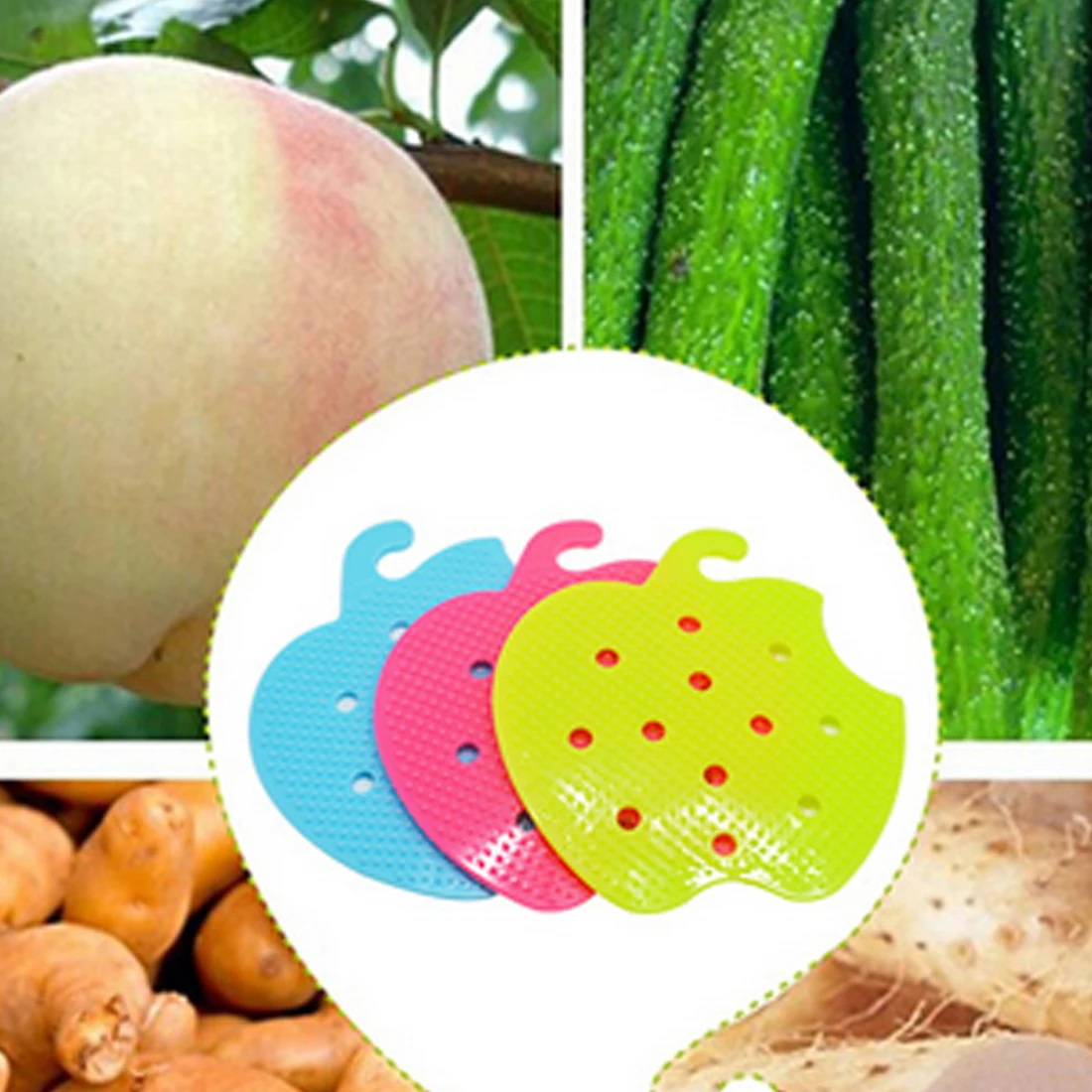 Полезный удобный 1 шт. простые многофункциональные овощные щетки картофельные яблоки Мыть кухонные принадлежности
