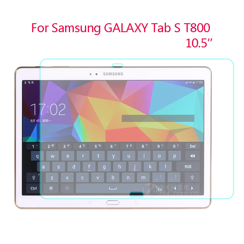 Высококачественное 9H закаленное стекло для Samsung Galaxy Tab S T800 10 5