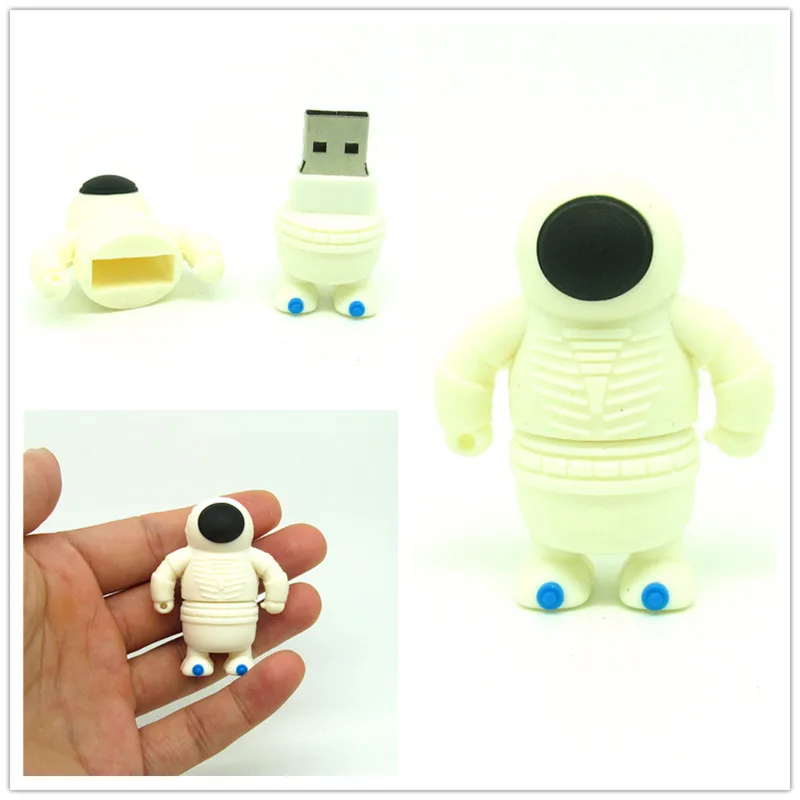 Астронавт космический человек в форме флэш накопитель usb память флешки