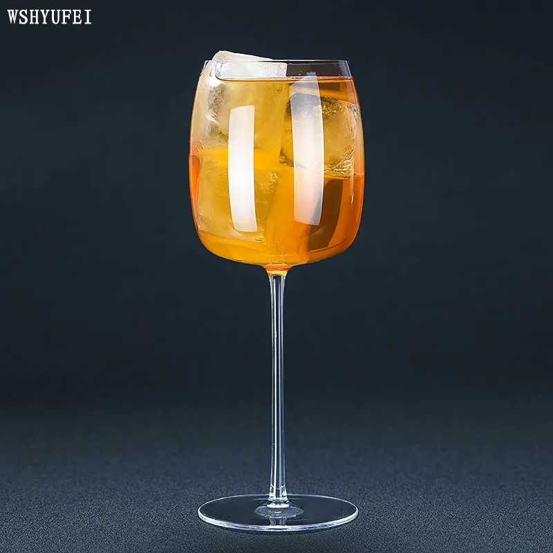WSHYUFEI Lead-Free Crystal High Cocktail Glass Red Wine Feet Champagne | Дом и сад