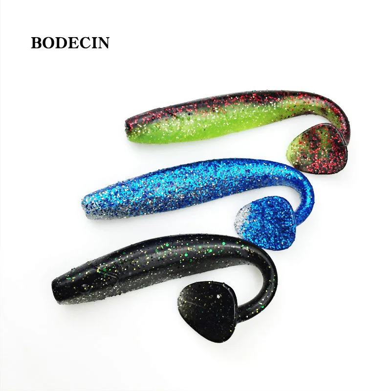 Salty Fishing Lure Soft 3pc 10.5cm9g With Salt Smell Isca Artificial Bait Vivid Swimbaits Fish Tackle Pesca Sea Silicone Baits (3)