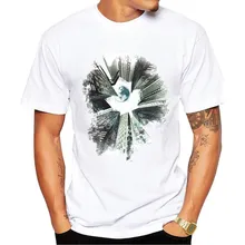 2017 New Summer men Tee Tops Brand Clothing Moonshine Printed T Shirt for Men Casual t-shirt Men’s Short Sleeve tshirt homme