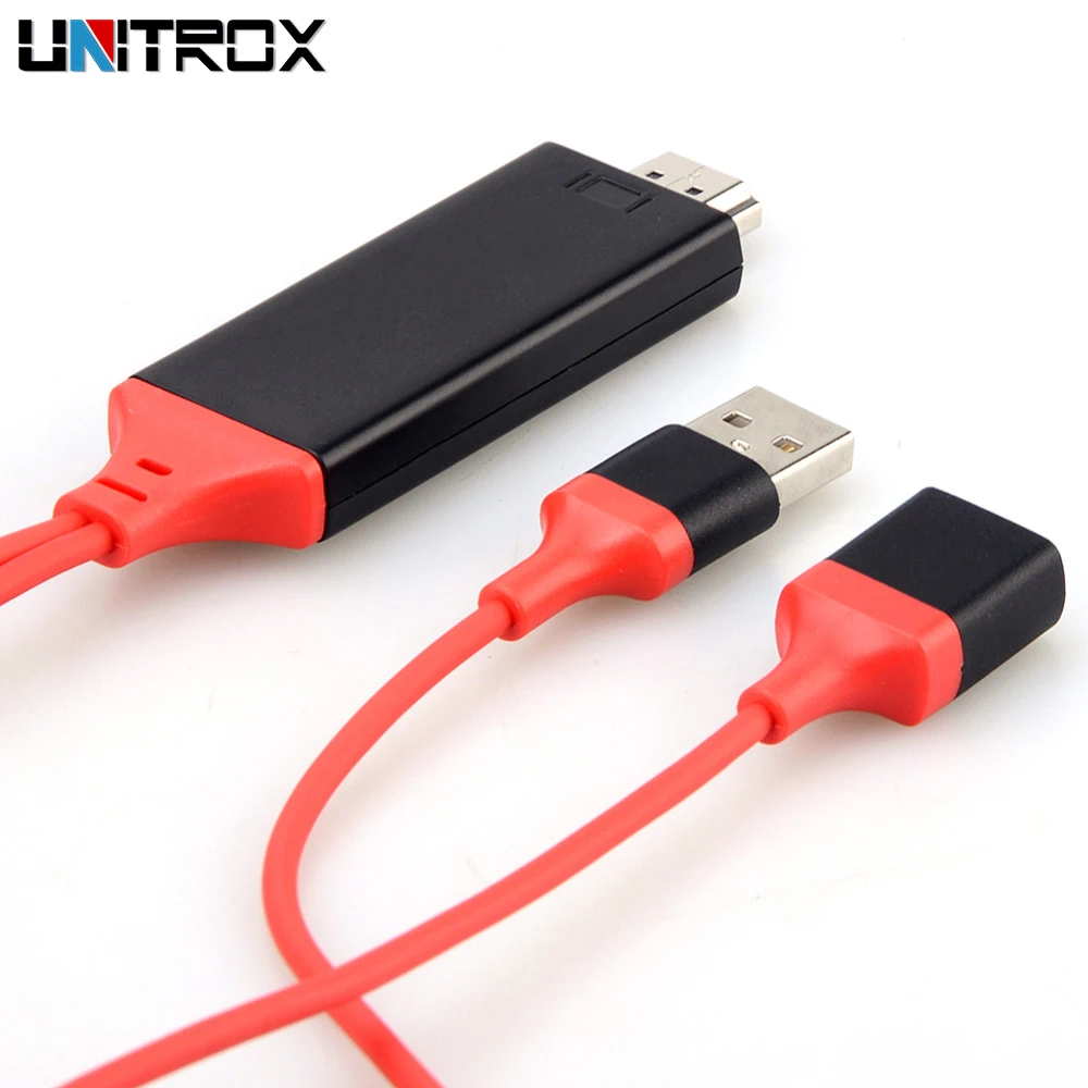 1080 P HD ТВ цифровой av адаптер HDMI Кабель USB 3 0 мужчина и женщина Video Converter код для iPhone