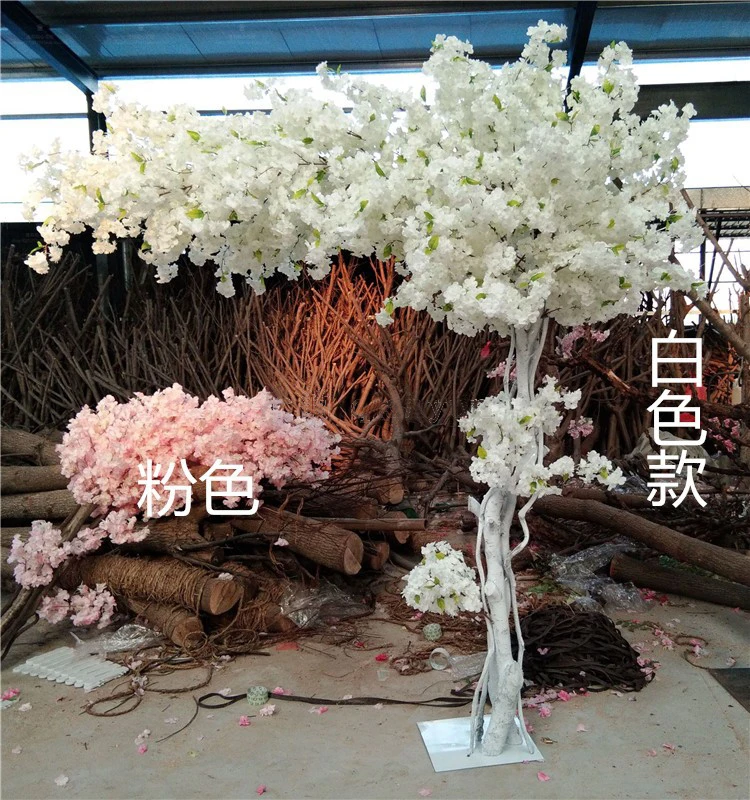 180 см высокое свадебное белое искусственное персиковое дерево/цветущее вишня дерево-Свадебное украшение дорога ведущий события реквизит