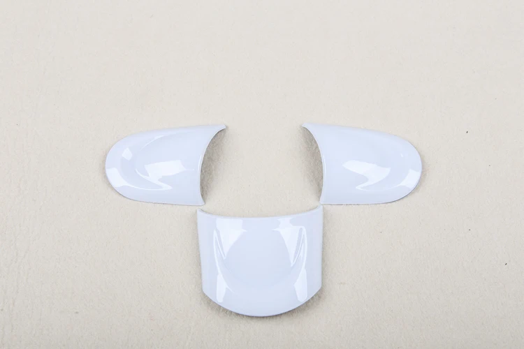 R55-R61 white no-multifuctional steering wheel cover