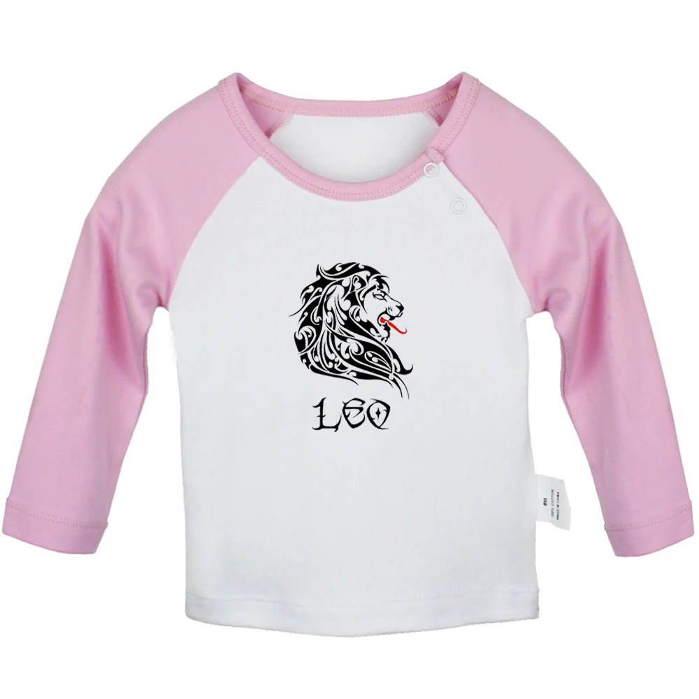 Близнецы весы аквариус Скорпион Телец символ и особенность татуировки дизайн новорожденных Футболки для малышей с графическим принтом с длинными рукавами - Цвет: YdBabyYCP2049C