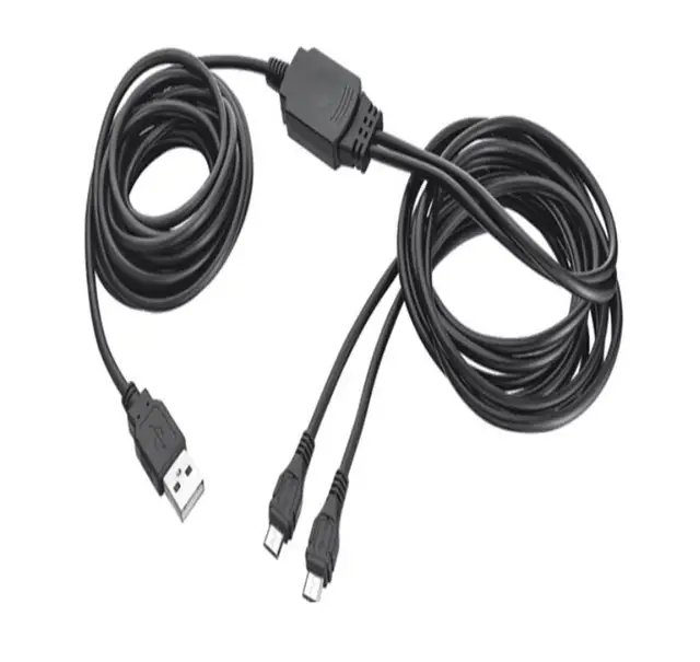 Cheap DC 5V 3M Long 2 in 1 DUAL USB Data Charger Cord Line Charging Cable+play cable lead For playstation 4 PS4 Xbox one Controller Cheap DC 5V 3M Long 2 in 1 DUAL USB Data Charger Cord Line Charging Cable+play cable lead For playstation 4 PS4 Xbox one Controller