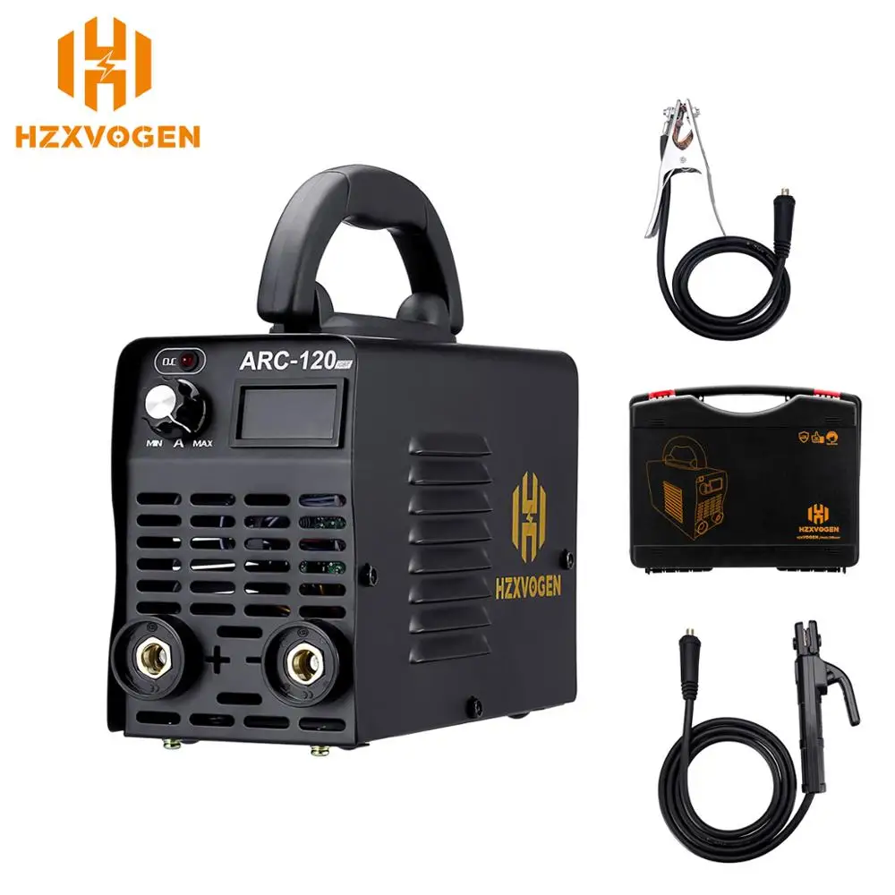 

HZXVOGEN Arc Welder 220V MMA Mini Welding Machine Arc120 Arc Welding With Tool Portable Suitcase For Home Factory Beginner Use