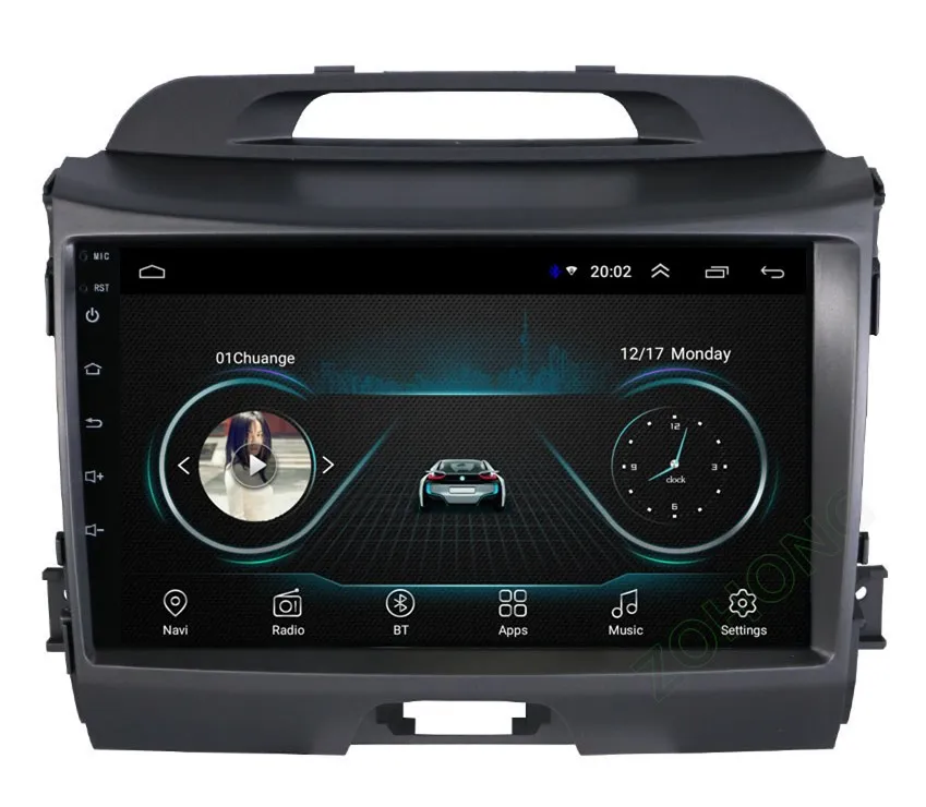 Perfect 2.5D 9 " Android8.1 Car multimedia DVD Player for KIA Sportage R 2011 2012 2013 2013 2014 2015 car radio gps navigation BT wifi 15