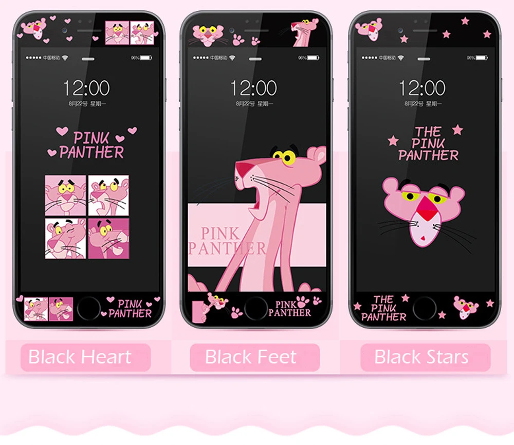 9H-HD-Tempered-Glass-Screen-Protector-For-iPhone-6-6s-Plus-7-Plus-8-Plus-Pink-Panther-Cartoon-Cute-3D-Curved-Soft-Edge-Film-SF48- (10)