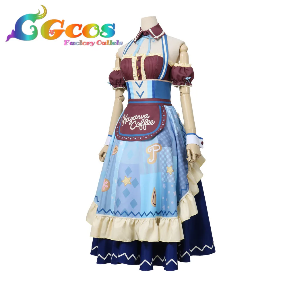 CGCOS Косплей Костюм BanG Dream! Hikawa Sayo платья одежда Униформа CG517