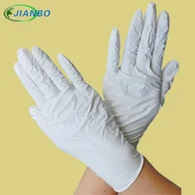 100 шт одноразовые белый нитрил перчатки лабораторные латексные рабочие перчатки для кухни медицинская стоматология маслостойкие кислотостойкие