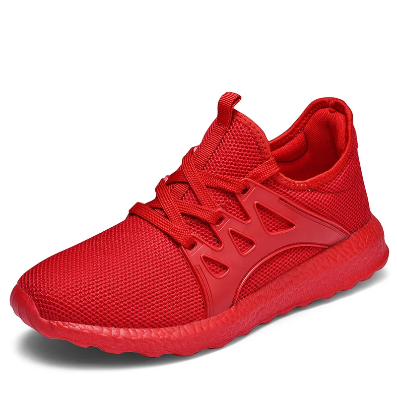 

Men Sneakers Flying Woven Breathable Mesh Comfortable Footwear Sport Trainers Shoes