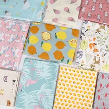 Серия фруктов, детская хлопковая ткань, хлопок, простыня, ткань для шитья, Лоскутная Ткань