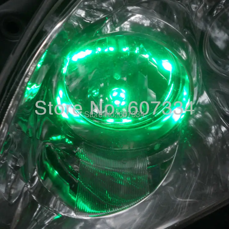 12V светодиодный зеленый цвет автомобильная лампа T10(5*5050 SMD)W5W W2.1X9.5d для сигнала Топ