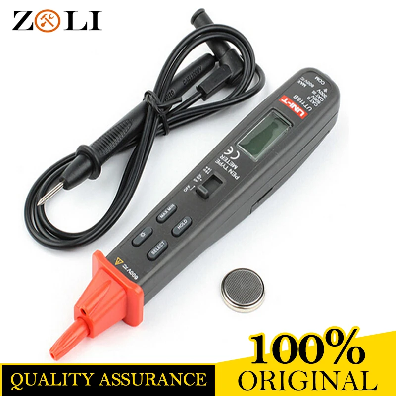 

New UNI-T UT118B Detector Pen Type 3000 Max Display Digital Multimeter with Capacitance Test Display Backlight