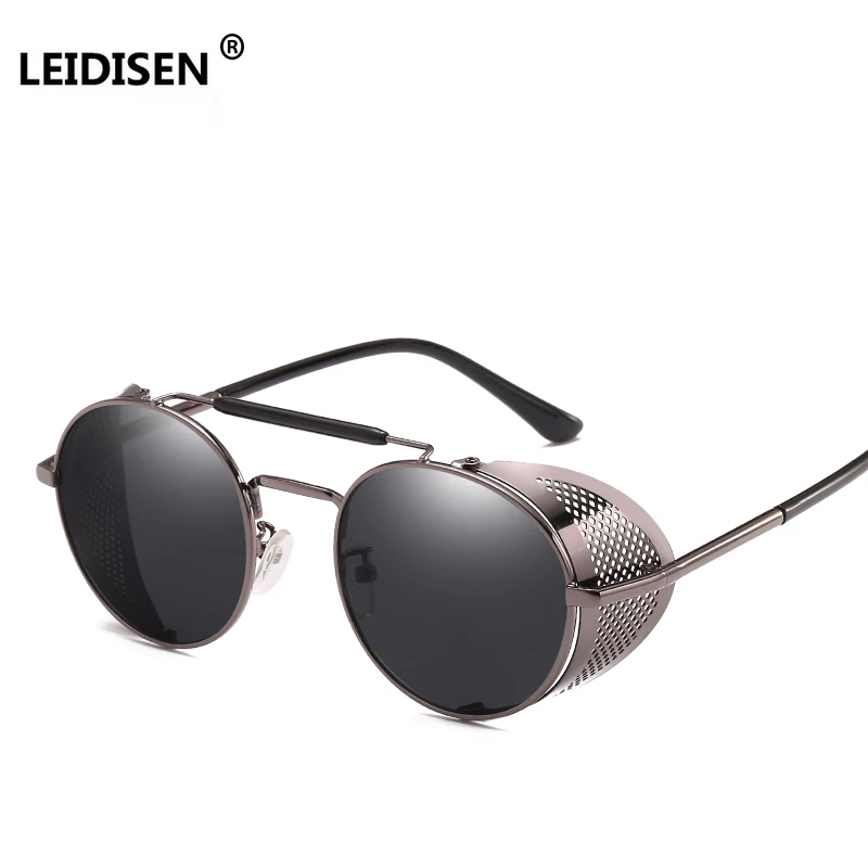 Солнцезащитные очки LEIDISEN в стиле стимпанк для мужчин и женщин 2018|brand sun glasses|designer