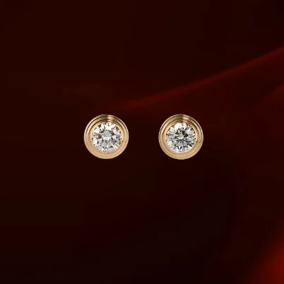 

New Sale hot Brand Genuine Austrian Crystal Earrings Austrian Crystal Stellux # RG881142Rose