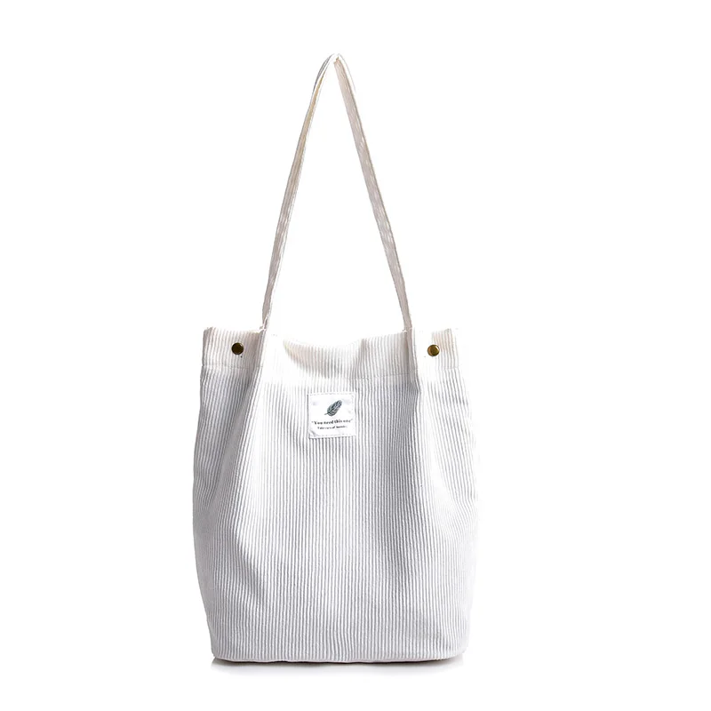 

Solid Canvas Shoulder Bags Environmental Shopping Bag Tote Package Crossbody Bags Purses Casual Handbag For Women