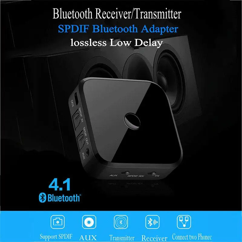 Acekool HIFI беспроводной адаптер Bluetooth приемник передатчик аудио 3 5 мм SPDIF оптическое