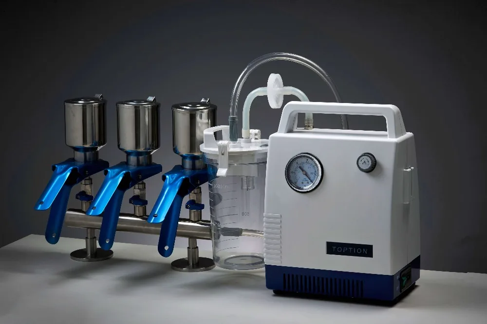 3 branch stainless steel laboratory filter