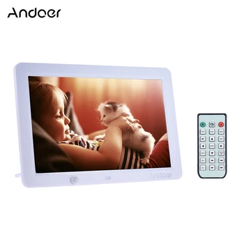 

Andoer 12" LED Digital Photo Frame 1280*800 with Remote Control Human Motion Induction Detection MP3/MP4/Calendar/Alarm Clock