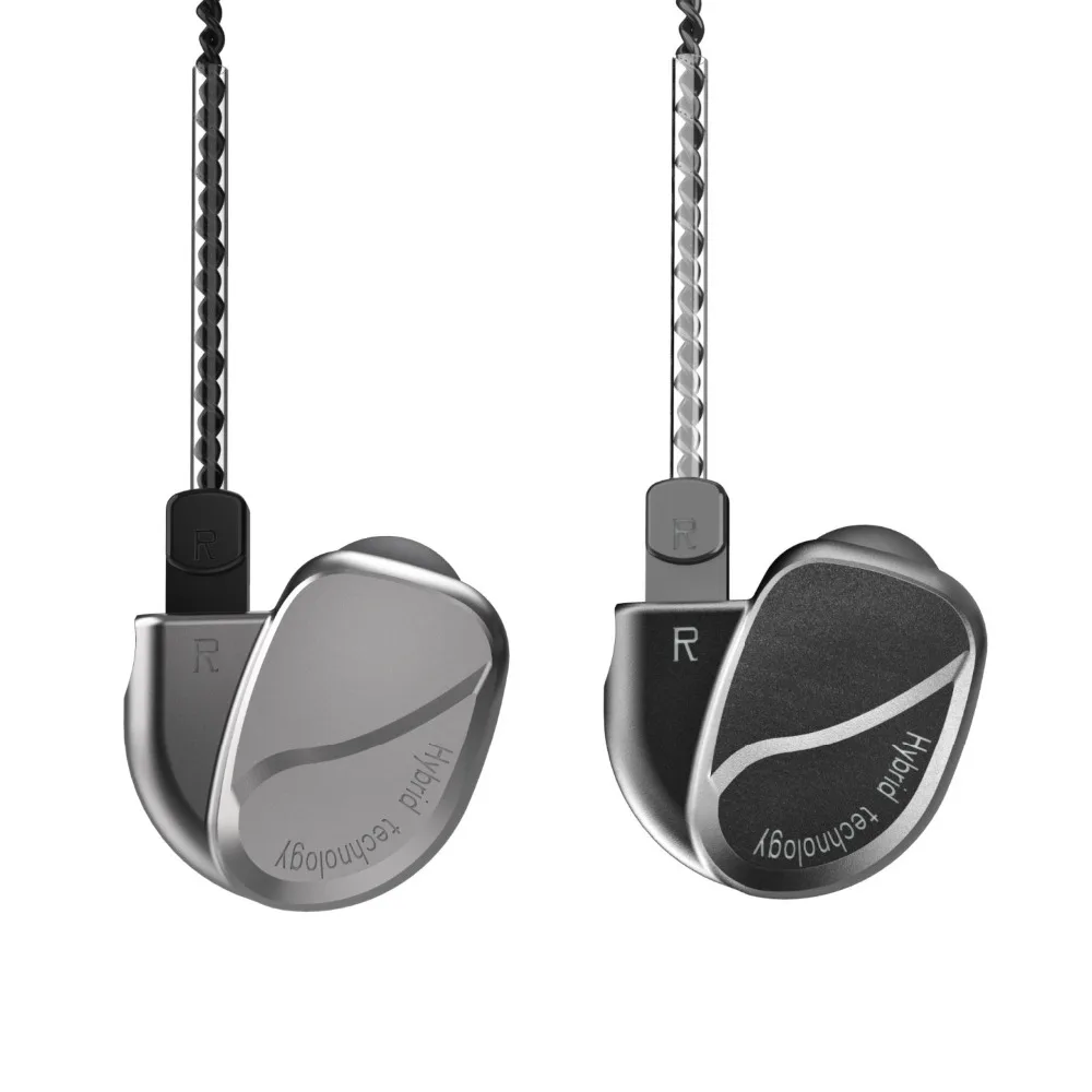 BQEYZ K2 2DD+ 2BA гибридные наушники вкладыши HIFI бас DJ Monito спортивные наушники для бега наушники с микрофоном