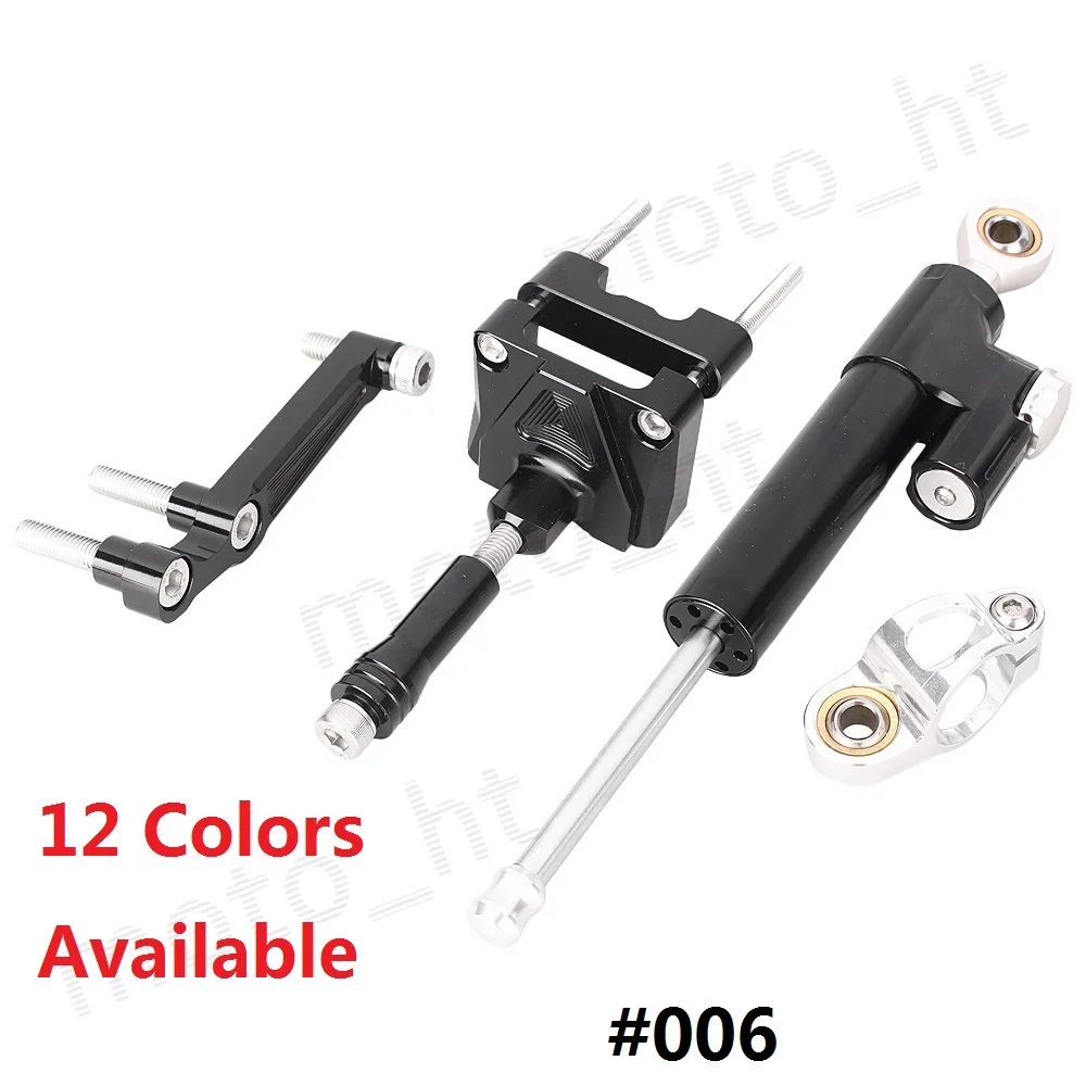 

CNC Motorcycle Steering Damper Stabilizer with Bracket Mounting Kit for KAWASAKI NINJA 250R EX250 2008 2009 2010 2011 2012