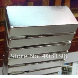 

10pcs/Pack N50 Magnets F50*20*10mm Super Powerful Strong Rare Earth Block NdFeB Magnet Neodymium --free shipping