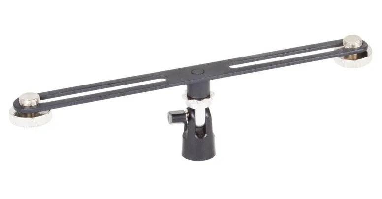 

Alctron MAS020 double microphone stand stereo recording dual microphone stand
